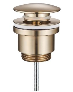 Донный клапан для раковины Raglo R600.01.03 золотой сатин